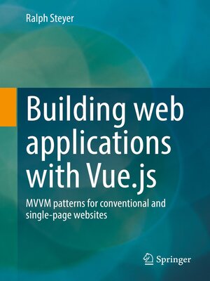 cover image of Building web applications with Vue.js